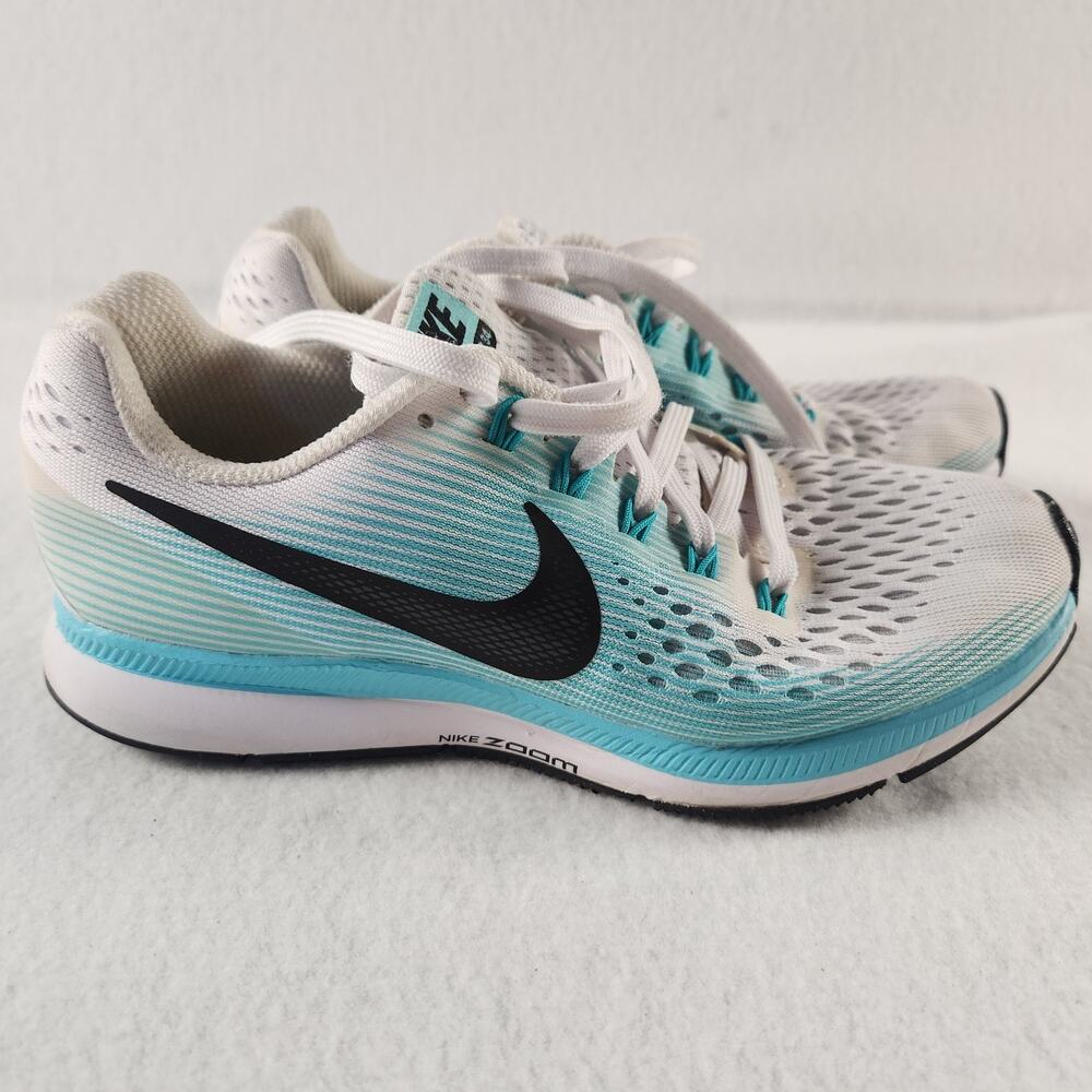 Nike Air Zoom Pegasus 34 Aurora Green/Teal Running Shoe Womens 5.5 880560-101